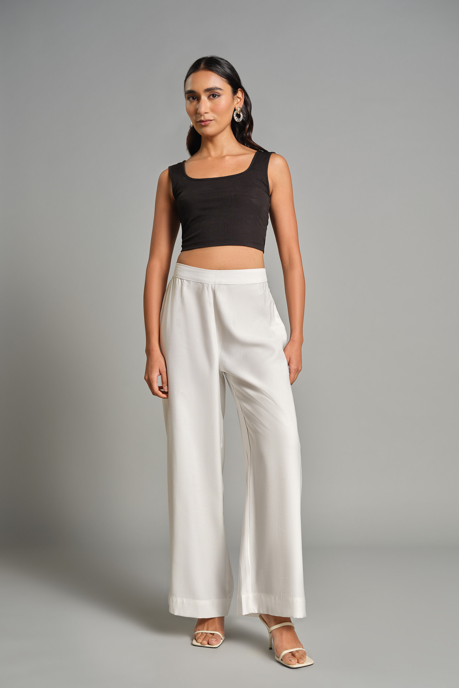 Made To Move Flair Pants, White, image 2